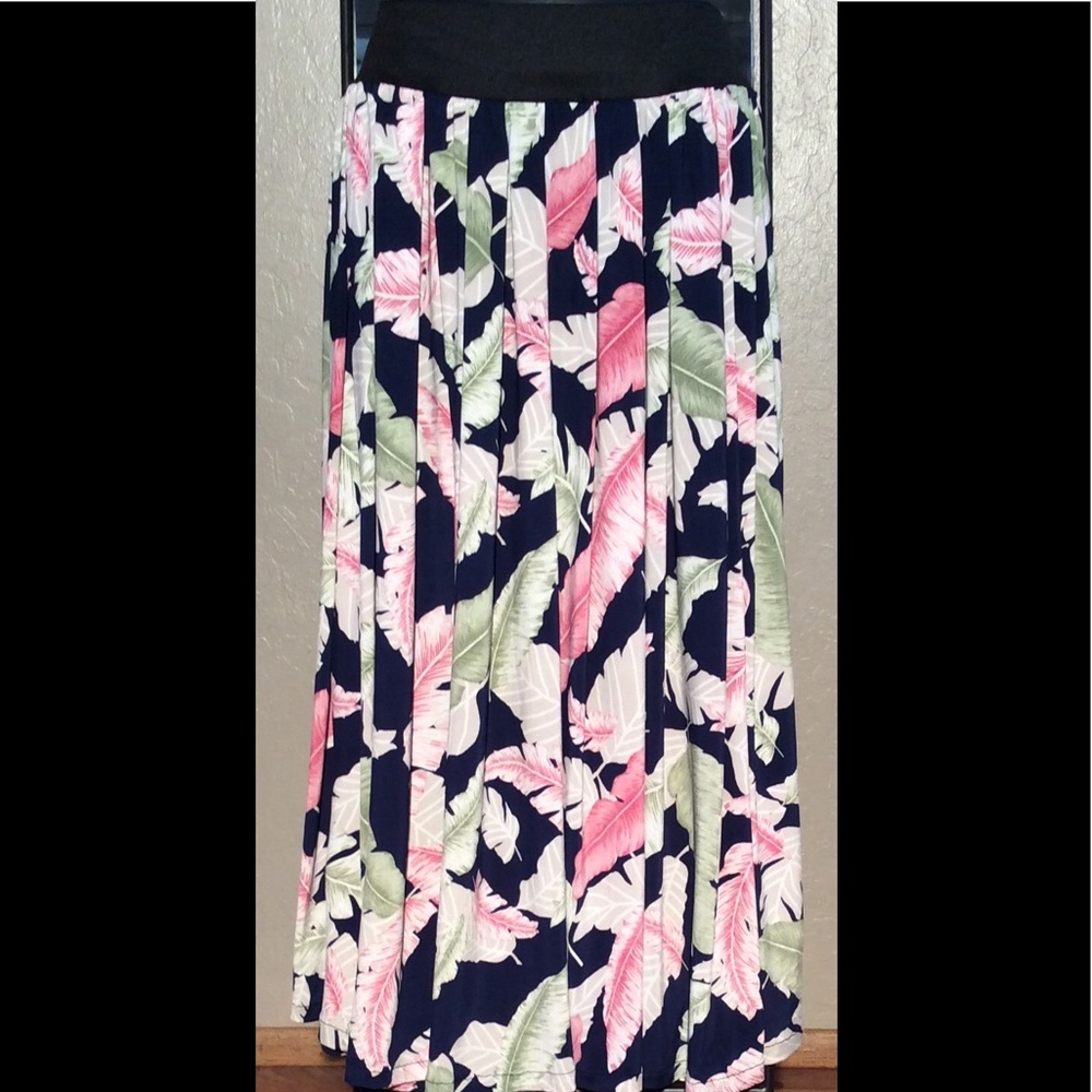 Beautiful blue and pink skirt